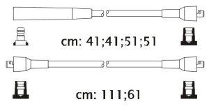 Fotografia produktu CARHOFF 06-2192 kable zapłonowe Fiat RITMO 1.1-1.5 82-88 (Platinium wire wound)