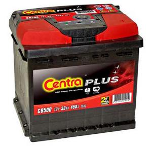 Fotografia produktu CENTRA CB500 akumulator sam. 50Ah/450A Centra Plus P+ 207x175x190