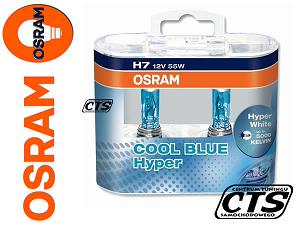 Fotografia produktu CTS 276629/CT żarówki H7 12V 55W Osram Cool blue niebiesk