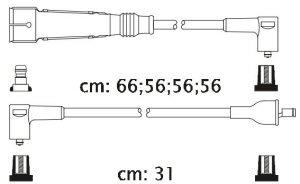 Fotografia produktu CARHOFF 06-2294 kable zapłonowe VW Polo 0.9-1.3 84-92 (Platinium wire wound)