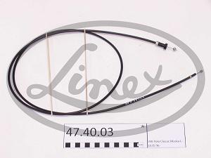 Fotografia produktu LINEX 47.40.03 linka pokrywy silnika dł:1635/1600mm Volkswagen Polo Clasic 96-