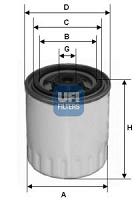 Fotografia produktu UFI 24.321.00 filtr paliwa Mercedes W124 diesel