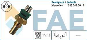 Fotografia produktu FAE FAE32510 czujnik temperatury Mercedes Sprinter/VW LT 96- 2.8TDi