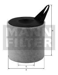 Fotografia produktu MANN-FILTER C1361 filtr powietrza BMW 116 IE87 03-07/318I 320I E90 05-
