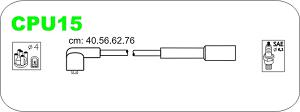 Fotografia produktu JANMOR CPU15-JAN kable zapłonowe Peugeot 605 2.0 93-