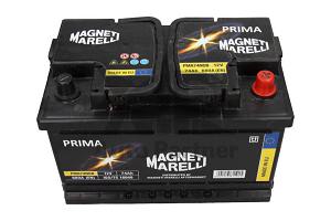 Fotografia produktu MAGNETI MARELLI PMA74NDB akumulator sam. 74Ah/680A P+      276x175x175