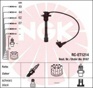 Fotografia produktu NGK RC-ET1214 kable zapłonowe Toyota 1.6-1.8