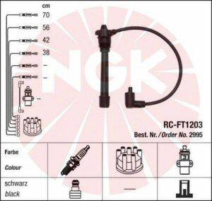 Fotografia produktu NGK RC-FT1203 kable zapłonowe Fiat Punto 1.2i 16V