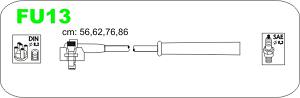 Fotografia produktu JANMOR FU13-JAN kable zapłonowe Ford Escort 89- 1.4-1.6 CVH/CFI