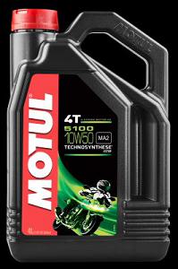 Fotografia produktu MOTUL MO104076 olej silnikowy 10W50 5100 Ester 4T motocyklowy  4L
