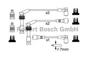 Fotografia produktu BOSCH 0 986 357 242 kable zapłonowe Opel Vectra/Calibra 1.6-2.0 88-97