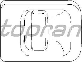 Fotografia produktu TOPRAN 207 354 klamka zewnętrzna drzwi tylnych Renault Master, Opel Movano 98-06