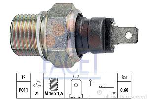 Fotografia produktu FACET 7.0021 czujnik ciśnienia oleju Ford Scorpio 2.5D 87-/Renault 309 1.9D
