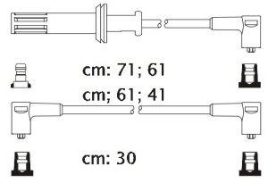 Fotografia produktu CARHOFF 06-1108 kable zapłonowe Fiat Tipo 1.8-2.0 89-91 (Premium)