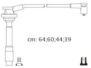 Fotografia produktu CARHOFF 06-1173 kable zapłonowe Nissan Micra 1.0-1.3 93- (Premium)