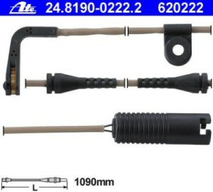 Fotografia produktu ATE 24.8190-0222.2 czujnik klocków hamulcowych BMW5 E39 96-03 tył 1100mm