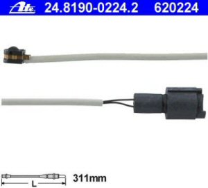 Fotografia produktu ATE 24.8190-0224.2 czujnik klocków hamulcowych BMW5 E34 przód 315mm