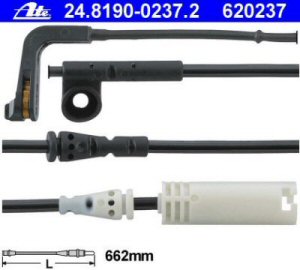 Fotografia produktu ATE 24.8190-0237.2 czujnik zużycia klocków hamulcowych BMW E60 przedni