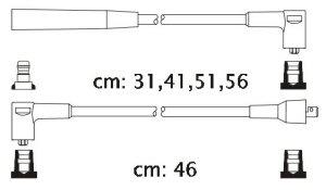 Fotografia produktu CARHOFF 06-1198 kable zapłonowe Hyundai SCoupe 1.5 90- (Premium)