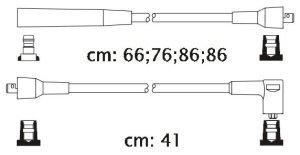 Fotografia produktu CARHOFF 06-1200 kable zapłonowe Mazda 323 1.0-1.3 76-80 (Premium)