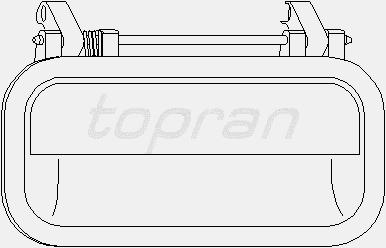 Fotografia produktu TOPRAN 205 432 klamka Opel Corsa B,Astra F ,Vectra