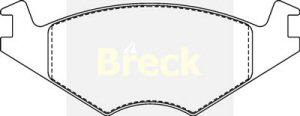 Fotografia produktu BRECK 20889-00-702-00 klocki hamulcowe Seat Ibiza 93-/VW 84- 17.3 mm