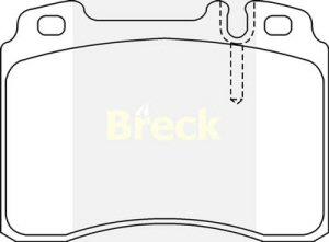 Fotografia produktu BRECK 21153-10-701-20 klocki hamulcowe Mercedes-Benz W201, W124, C-Class, E-Class, S-Class, SL