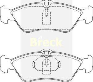 Fotografia produktu BRECK 21592-00-705-10 klocki hamulcowe tył Mercedes Sprinter/VW LT