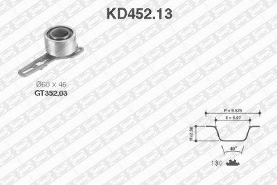 Fotografia produktu SNR KD452.13 zestaw rozrządu Ford