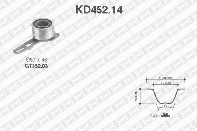 Fotografia produktu SNR KD452.14 zestaw rozrządu Ford
