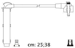 Fotografia produktu CARHOFF 06-2348 kable zapłonowe Ford Galaxy 2.3GT 97-01 (Platinium wire wound)