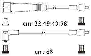 Fotografia produktu CARHOFF 06-2351 kable zapłonowe VW Transporter 4 1.8 -93 (Platinium wire wound)
