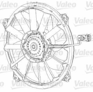 Fotografia produktu VALEO 696091 silnik wentylatora Peugeot