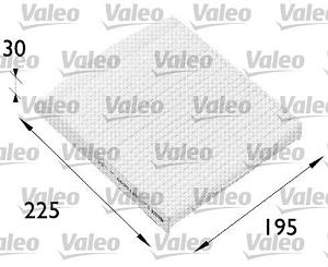 Fotografia produktu VALEO 698512 filtr powietrza kabinowy Renault