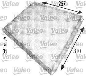 Fotografia produktu VALEO 698702 filtr powietrza kabinowy Mercedes