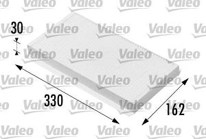 Fotografia produktu VALEO 698711 filtr powietrza kabinowy Opel