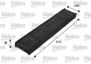 Fotografia produktu VALEO 698745 filtr kabinowy z węglem aktywnym . Ford Jaguar