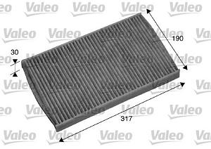 Fotografia produktu VALEO 698751 filtr kabinowy z węglem aktywnym . Lancia