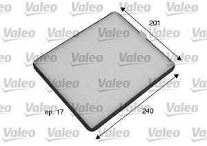 Fotografia produktu VALEO 698773 filtr powietrza kabinowy Opel