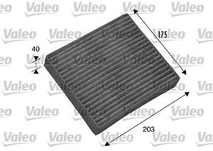 Fotografia produktu VALEO 698802 filtr kabinowy z węglem aktywnym . Smart