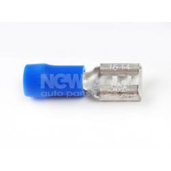 Fotografia produktu NEW AGE NA076 gniazdo 6.3/2.5 mm2 niebieskie (10 szt)