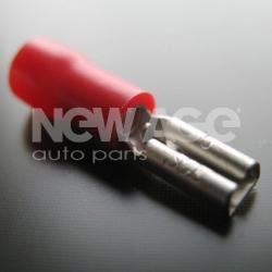 Fotografia produktu NEW AGE NA090/1 gniazdo 2.8/0.5 mm2 czerwone (10 szt.)