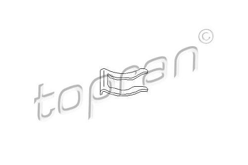 Fotografia produktu TOPRAN 108 716 zabezpieczenie przewodów hamulcowych A2, A3, TT, Golf 2-4, Polo 95-, Octavia, Fe