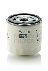 Fotografia produktu MANN-FILTER W7008 filtr oleju Ford Focus II 1.4-1.6 16V 04-