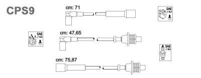 Fotografia produktu JANMOR CPS9-JAN kable zapłonowe Citroen BX 86- 1.6-1.9GTi/Peugeot205-405 88- 1.6-1.9i