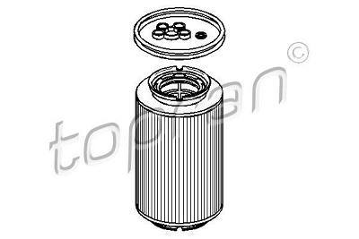 Fotografia produktu TOPRAN 110 056 filtr paliwa VW Golf V 03- 1.9-2.0TDi