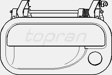 Fotografia produktu TOPRAN 205 814 klamka Opel