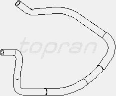 Fotografia produktu TOPRAN 206 660 złącze chłodnicy Opel Astra G