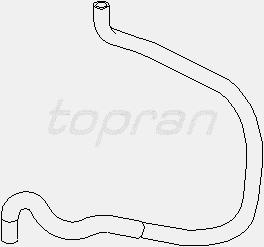 Fotografia produktu TOPRAN 206 661 złącze chłodnicy Opel Corsa B
