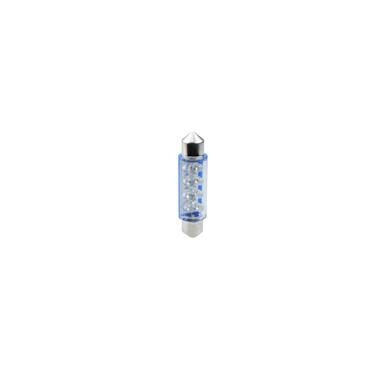 Fotografia produktu M-TECH LB024B blister 2x dioda LED L024 - C5W 41mm SV8.5 8LED niebieska